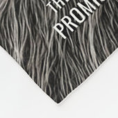 ライオンがあなたの夢を追う フリースブランケット (角)