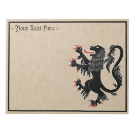 ライオンが乱暴的な ノートパッド