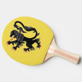 ライオンが乱暴的な 卓球ラケット (横)