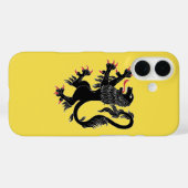 ライオンが乱暴的な Case-Mate iPhoneケース (裏面 (横))