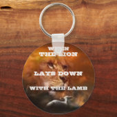 ライオンが子羊と一緒に横になる時 キーホルダー (正面)