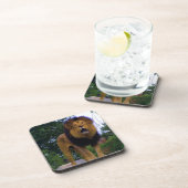 ライオンが岩に コースター (右側)