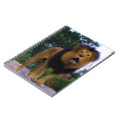 ライオンが岩に ノートブック (左側)
