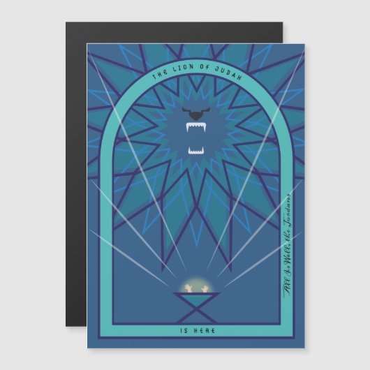 ライオンが飼い葉に (正面/裏面)