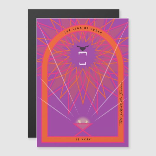 ライオンが飼い葉に (正面/裏面)