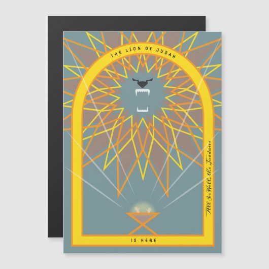 ライオンが飼い葉に (正面/裏面)