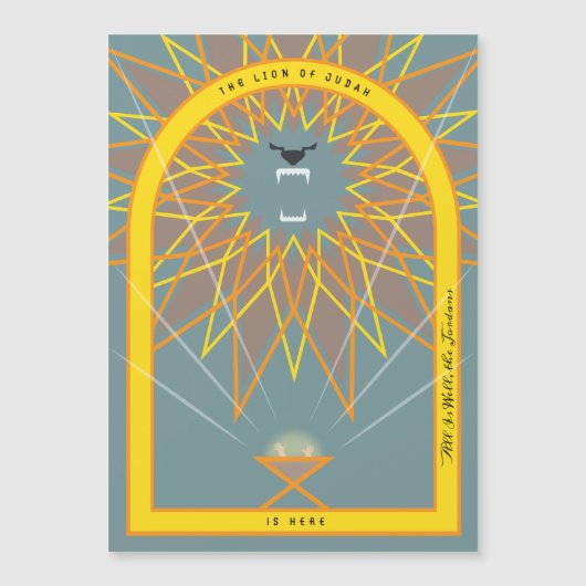 ライオンが飼い葉に (正面)