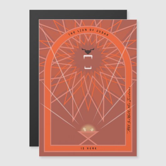 ライオンが飼い葉に (正面/裏面)