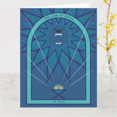 ライオンが飼い葉に カード (黄色い花)