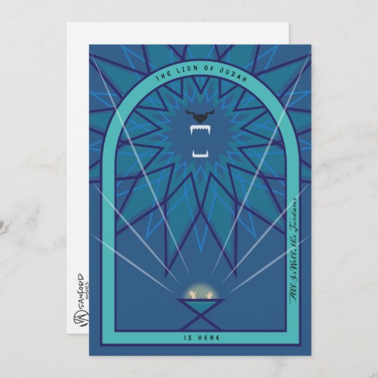 ライオンが飼い葉に カード (正面/裏面)