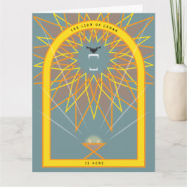 ライオンが飼い葉に カード