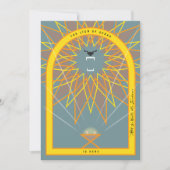 ライオンが飼い葉に カード (正面)