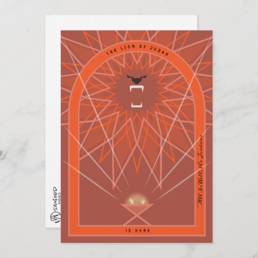 ライオンが飼い葉に カード (正面/裏面)