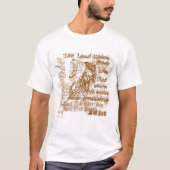 "ライオンとどろき"のキリスト教のTシャツ Tシャツ (正面)