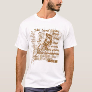 "ライオンとどろき"のキリスト教のTシャツ Tシャツ