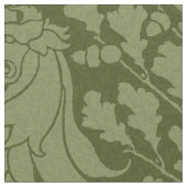 ライオンとオーク、オリーブグリーン ファブリック (クローズアップ)