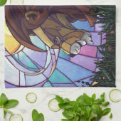 ライオンとカブス キッチンタオル (折り畳み)