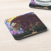 ライオンとカブス コースター (左側)