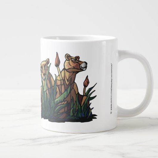 ライオンとカブス ジャンボコーヒーマグカップ (右)