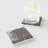 ライオンとカブス ストーンコースター (横)