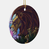 ライオンとカブス セラミックオーナメント (右)