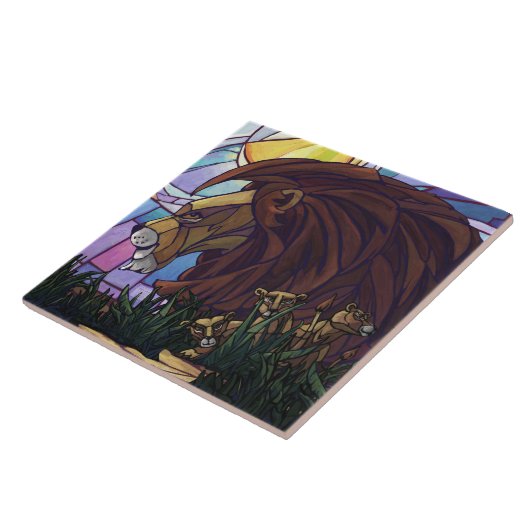 ライオンとカブス タイル (側面)