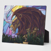 ライオンとカブス フォトプラーク (側面)