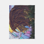 ライオンとカブス フリースブランケット (正面)