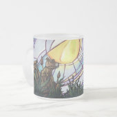 ライオンとカブス フロストグラスマグカップ (正面左)