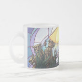 ライオンとカブス フロストグラスマグカップ (左)