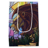 ライオンとカブス ミディアムペーパーバッグ (裏面)