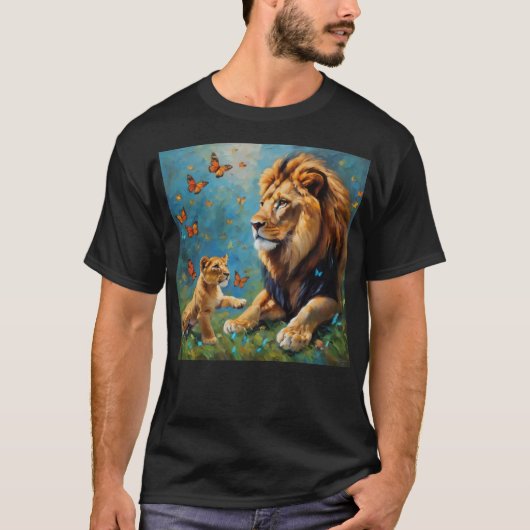 ライオンとカブ Tシャツ (正面)