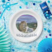 ライオンとキリスト教の贈り物 ペーパープレート (パーティー)