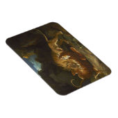 ライオンとトラの戦い マグネット (右側)