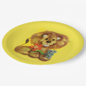 ライオンとネズミ ペーパープレート (アングル)