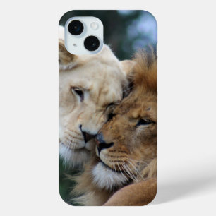 ライオンとライオノスヌズリング iPhone 15 MINIケース