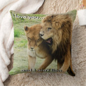 ライオンとライオン クッション (ブランケット)