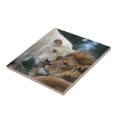 ライオンとライオン タイル (側面)