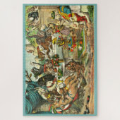 ライオンとライオ結婚ネス ジグソーパズル (縦)