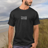 ライオンとラムのカスタマイズ可能な黒Tシャツ Tシャツ