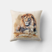 ライオンとラムのクリスマス クッション (裏面)