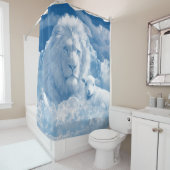 ライオンとラムのシャワーカーテン シャワーカーテン (インサイチュ)