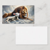 ライオンとラムの名刺 名刺 (正面/裏面)