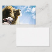 ライオンとラムの名刺 名刺 (正面/裏面)