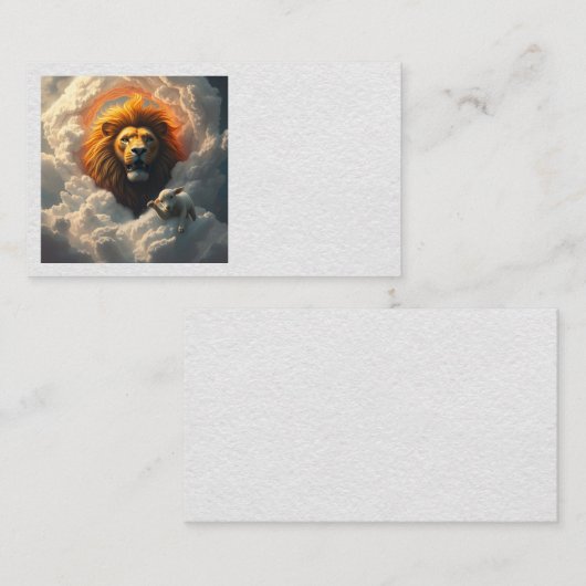ライオンとラムの名刺 名刺 (正面/裏面)