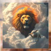 ライオンとラムの窓が引っ掛かる ウィンドウサイン (シート2)