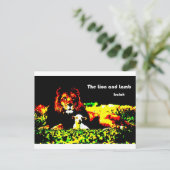 ライオンとラムの色 ポストカード (スタンド正面)