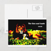 ライオンとラムの色 ポストカード (正面/裏面)