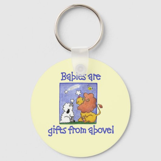 ライオンとラムは星を落とす キーホルダー (正面)