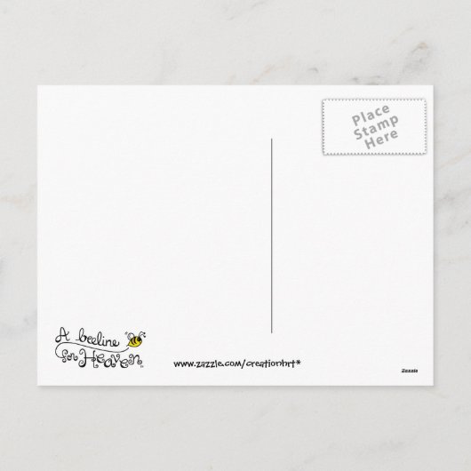 ライオンとラムキャンディーケーンメーカー シーズンポストカード (裏面)